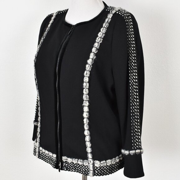 Escada Jersey Jacket Blazer Black - 44 - Picture 2 of 12
